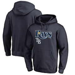 Tampa Bay Rays Team Lockup Fitted Pullover Hoodie On Sale