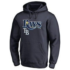 Tampa Bay Rays Team Lockup Fitted Pullover Hoodie On Sale