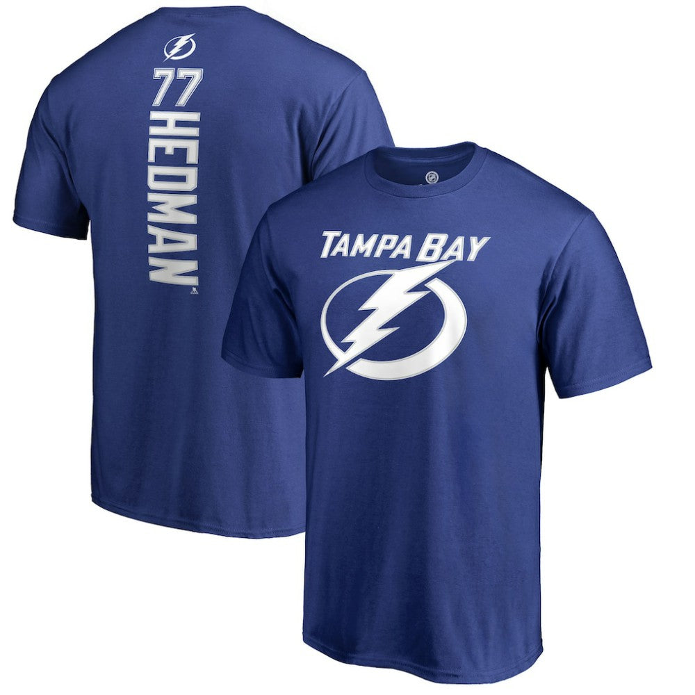 Victor Hedman Tampa Bay Lightning - Backer T-Shirt Blue
