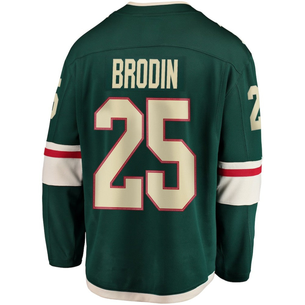 Jonas Brodin Minnesota Wild - Fanatics Breakaway Jersey Green