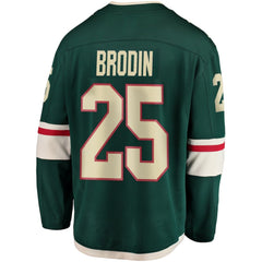 Jonas Brodin Minnesota Wild - Fanatics Breakaway Jersey Green