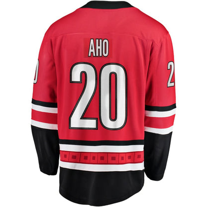 Sebastian Aho Carolina Hurricanes Fanatics Alternate Breakaway Player Jersey - Red | NHL Jerseys