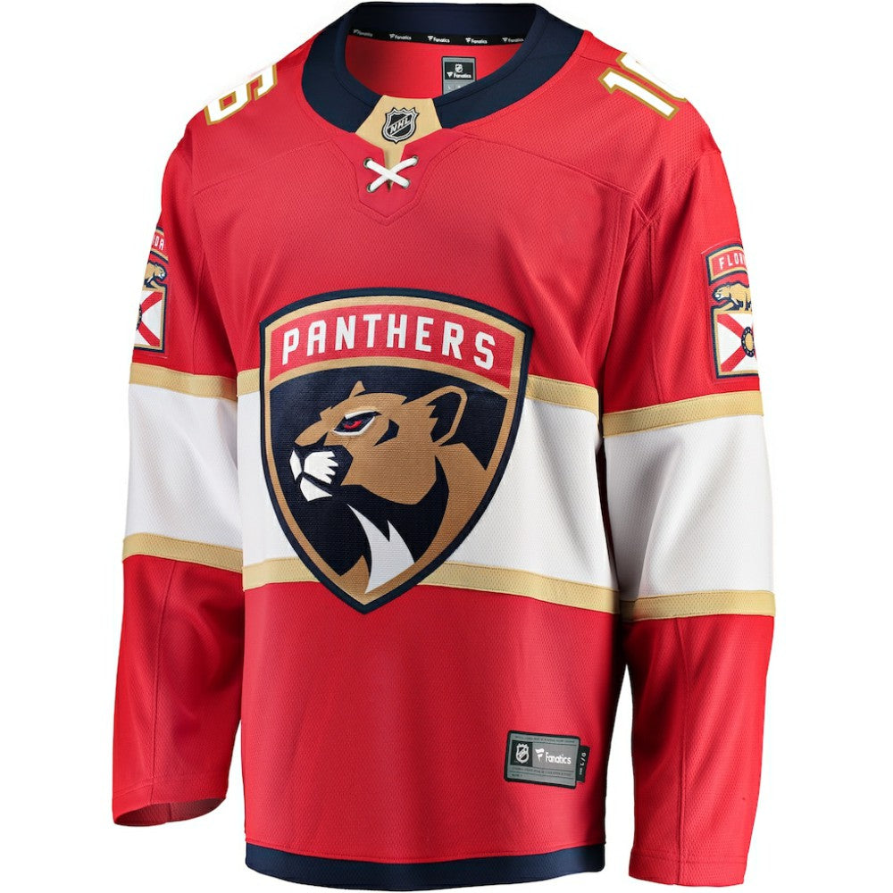 Aleksander Barkov Florida Panthers Fanatics Breakaway Jersey - Red | NHL Jerseys