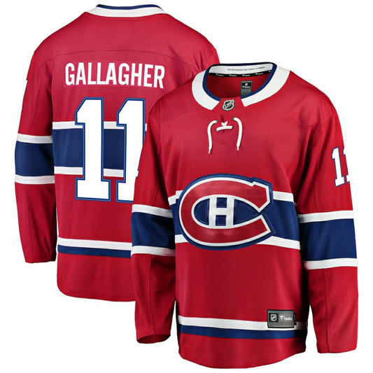 Brendan Gallagher Montreal Canadiens Fanatics Breakaway Player Jersey - Red | NHL Jerseys