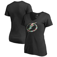 Tampa Bay Lightning - Women's Lovely V-Neck T-Shirt Black