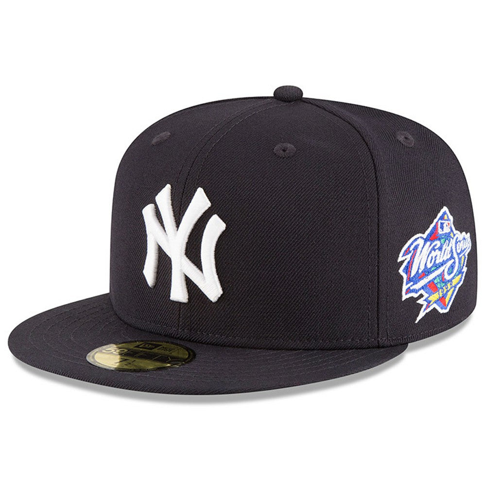 New York Yankees New Era 1998 World Series Wool 59FIFTY Fitted Hat Lifestyle
