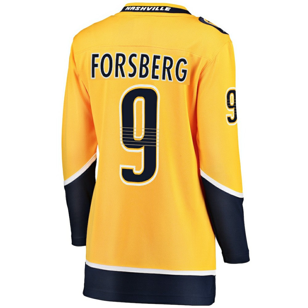 Filip Forsberg Nashville Predators - Fanatics Women's Breakaway Player Jersey Gold