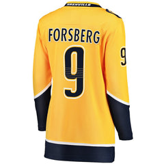 Filip Forsberg Nashville Predators - Fanatics Women's Breakaway Player Jersey Gold