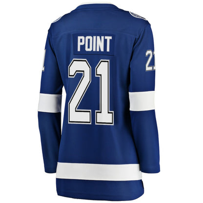 Brayden Point Tampa Bay Lightning Fanatics Women's Breakaway Player Jersey - Blue | NHL Jerseys