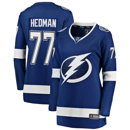 Victor Hedman Tampa Bay Lightning Fanatics Women's Breakaway Player Jersey - Blue | NHL Jerseys