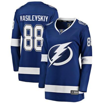 Andrei Vasilevskiy Tampa Bay Lightning Fanatics Women's Breakaway Player Jersey - Blue | NHL Jerseys
