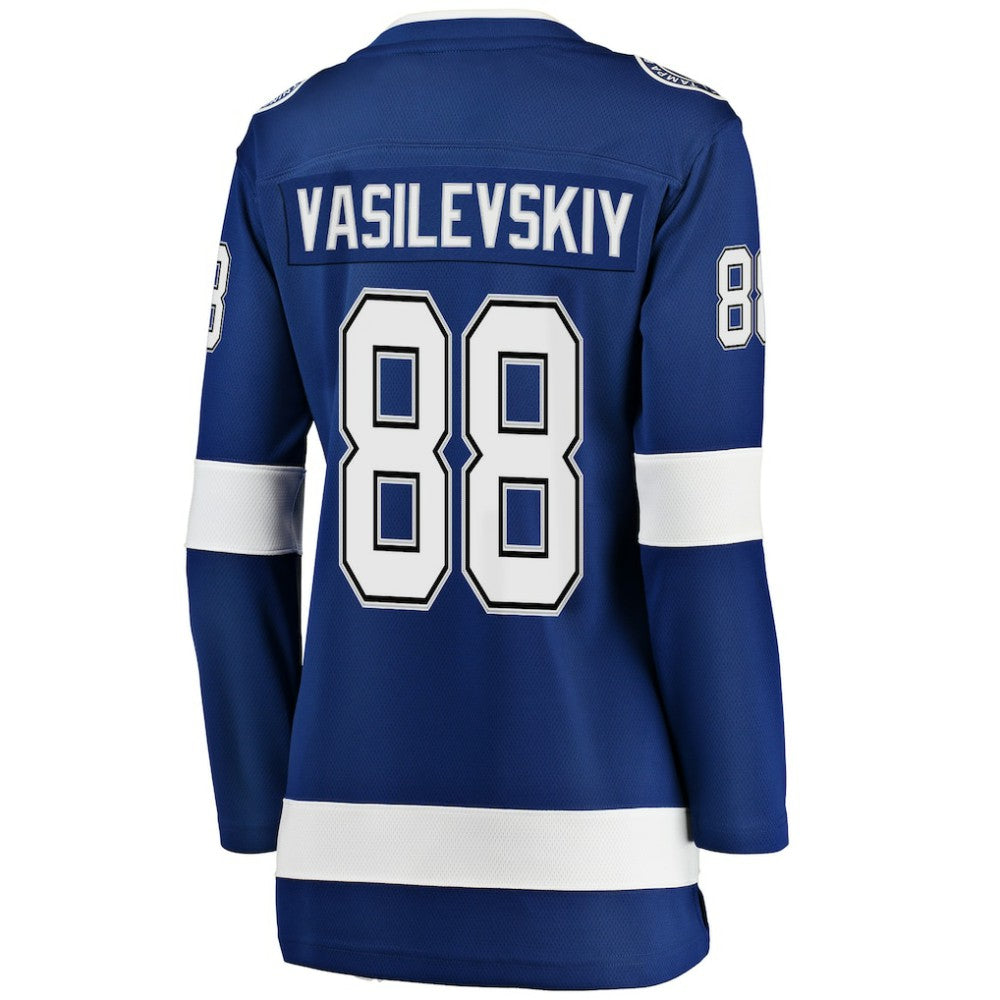 Andrei Vasilevskiy Tampa Bay Lightning Fanatics Women's Breakaway Player Jersey - Blue | NHL Jerseys