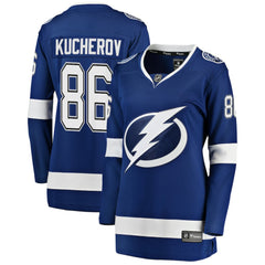Nikita Kucherov Tampa Bay Lightning - Fanatics Women's Breakaway Player Jersey Blue
