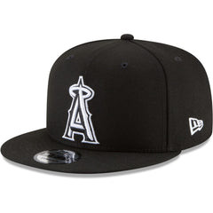 Los Angeles Angels New Era Black & White 9FIFTY Snapback Hat Sale