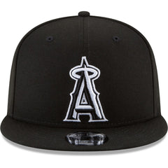 Los Angeles Angels New Era Black & White 9FIFTY Snapback Hat Sale