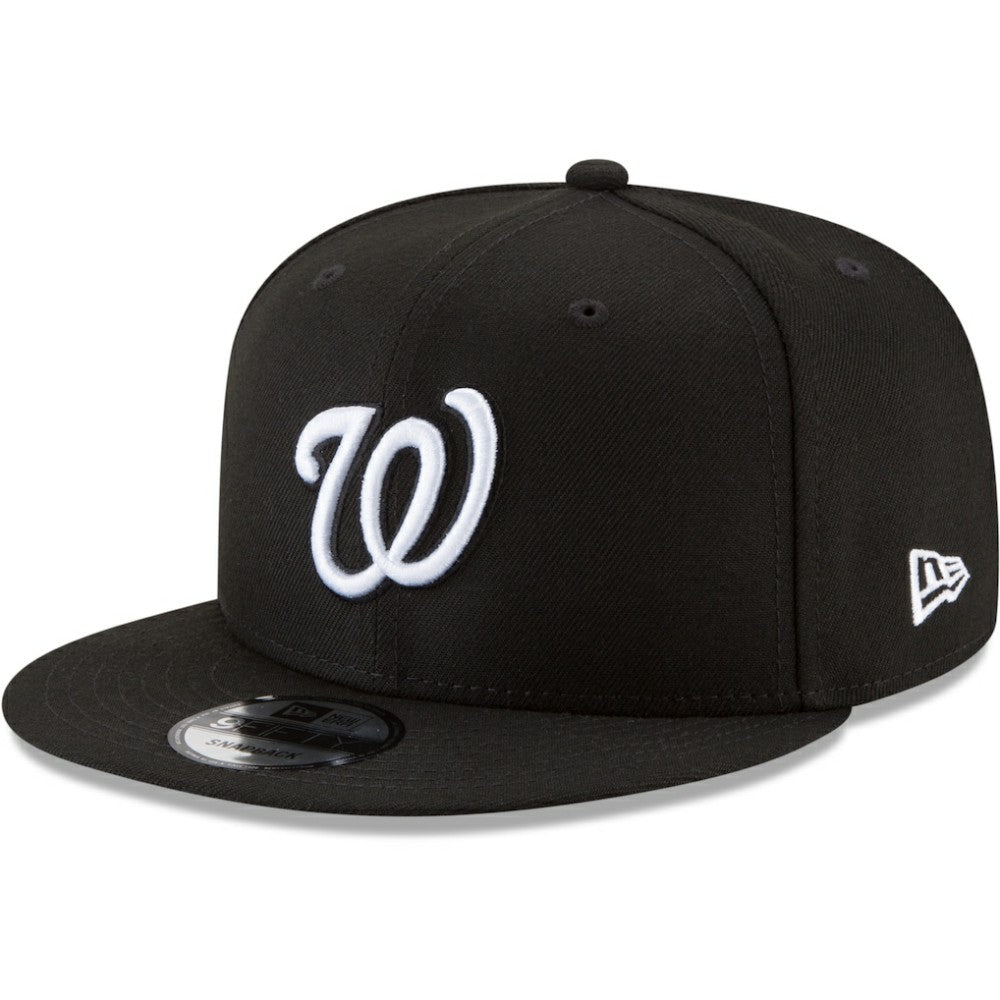 Washington Nationals New Era Black & White 9FIFTY Snapback Hat Sale