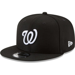Washington Nationals New Era Black & White 9FIFTY Snapback Hat Sale