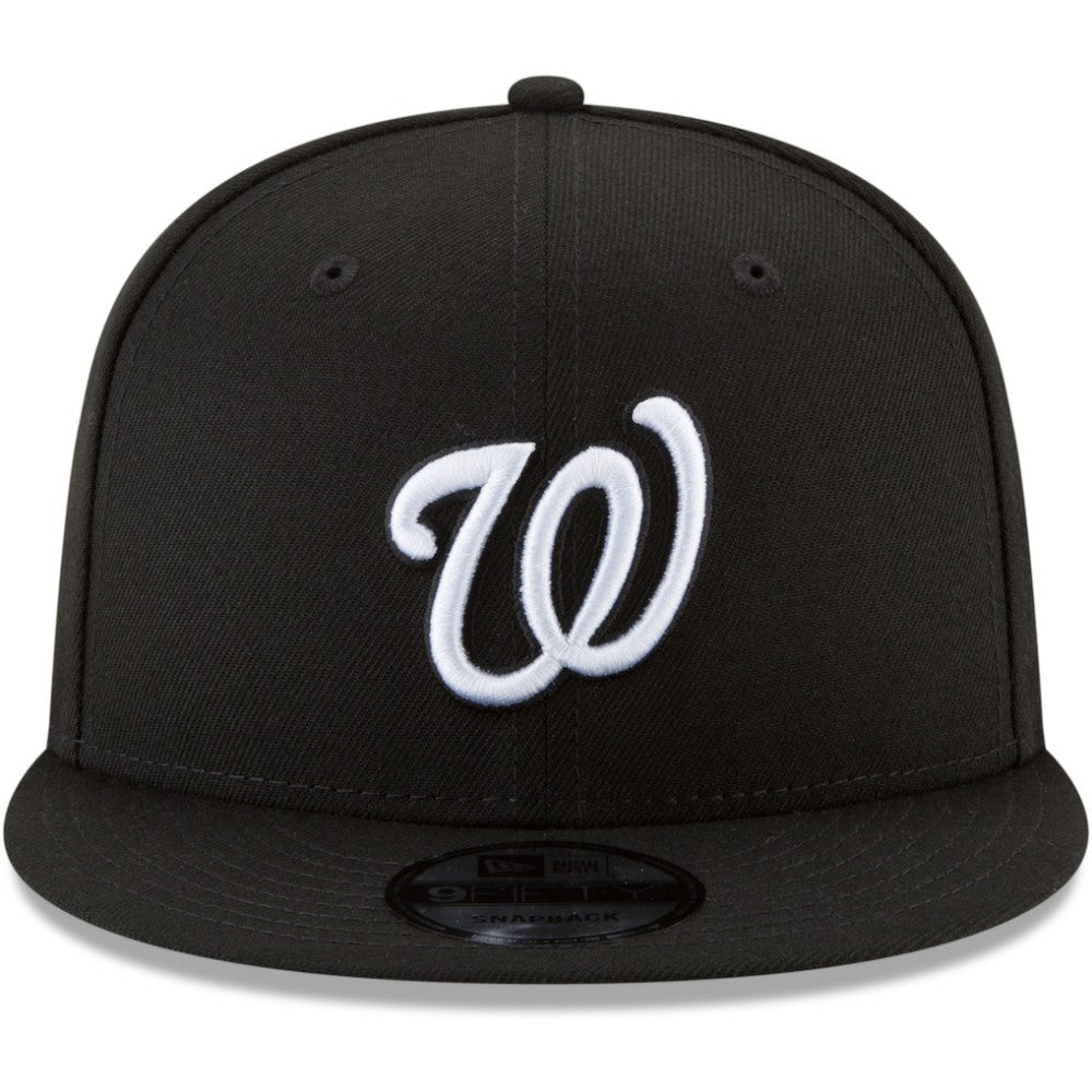 Washington Nationals New Era Black & White 9FIFTY Snapback Hat Sale