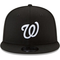 Washington Nationals New Era Black & White 9FIFTY Snapback Hat Sale