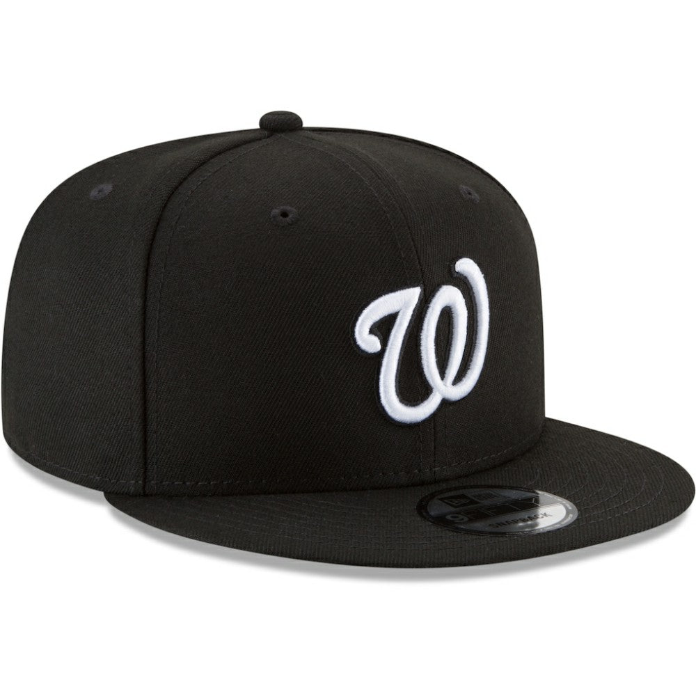 Washington Nationals New Era Black & White 9FIFTY Snapback Hat Sale