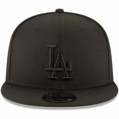 Los Angeles Dodgers New Era Black on Black 9FIFTY Team Snapback Adjustable Hat Online