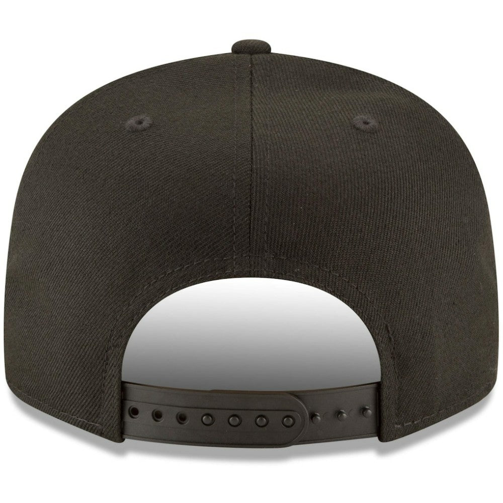 Texas Rangers New Era Black on Black 9FIFTY Team Snapback Adjustable Hat for sale