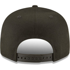 Cincinnati Reds New Era Black on Black 9FIFTY Team Snapback Adjustable Hat for sale