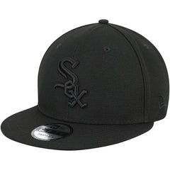Chicago White Sox New Era Black on Black 9FIFTY Team Snapback Adjustable Hat discount