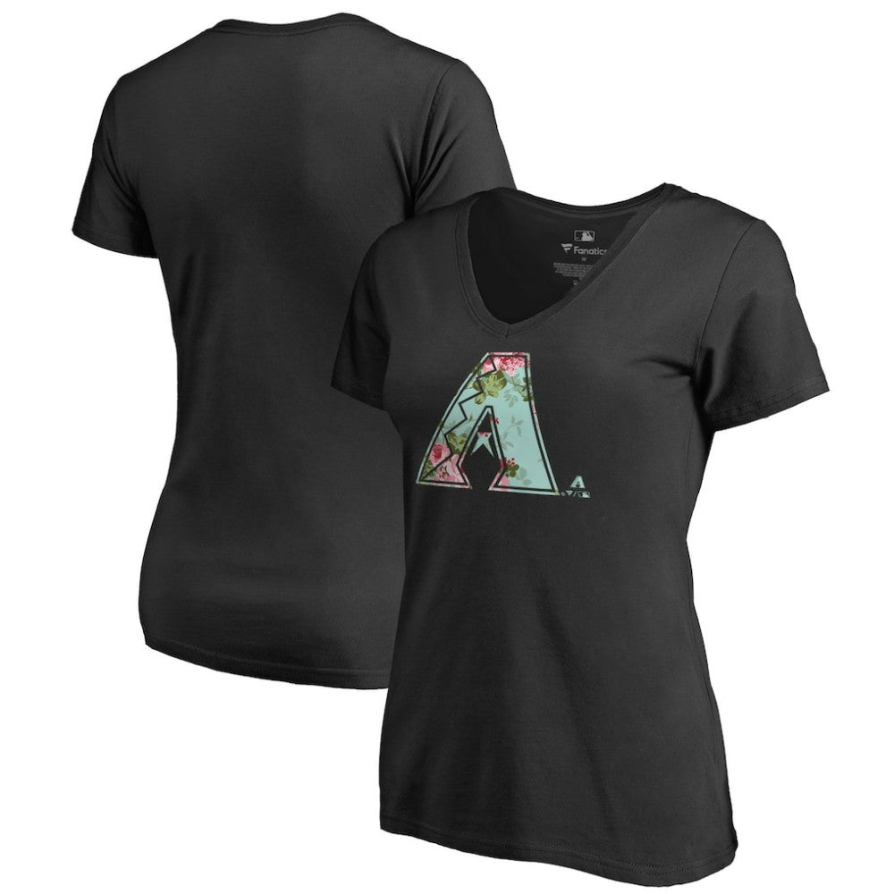 Arizona Diamondbacks Women's Lovely V-Neck T-Shirt On Sale
