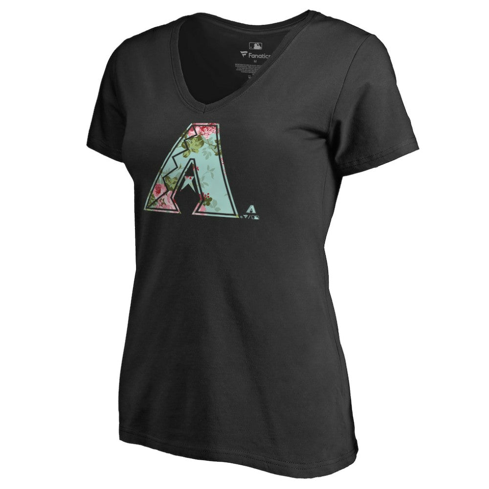 Arizona Diamondbacks Women's Lovely V-Neck T-Shirt On Sale
