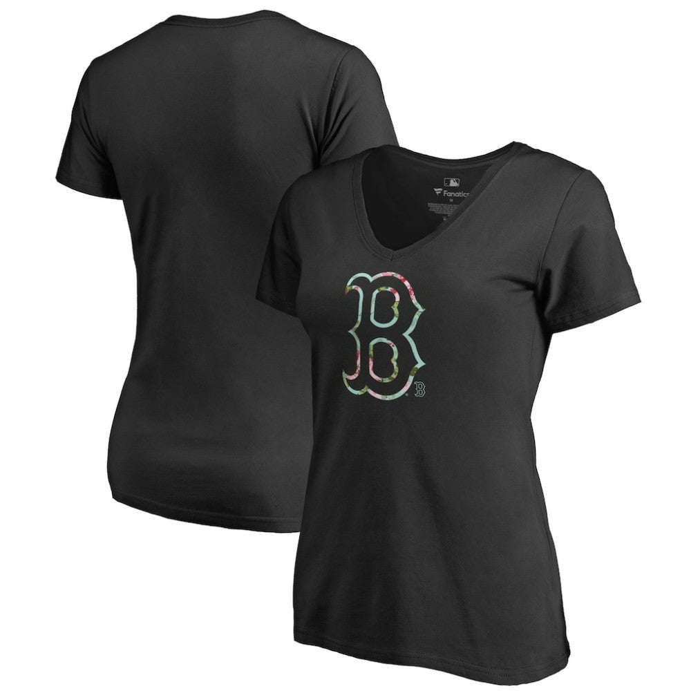 Boston Red Sox Women's Lovely V-Neck T-Shirt Sale