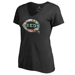 Cincinnati Reds Women's Lovely V-Neck T-Shirt Clearance
