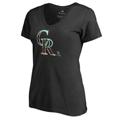 Colorado Rockies Women's Lovely V-Neck T-Shirt for sale