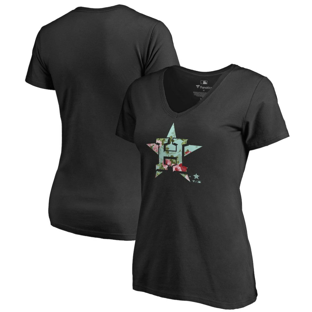 Houston Astros Women's Lovely V-Neck T-Shirt for sale