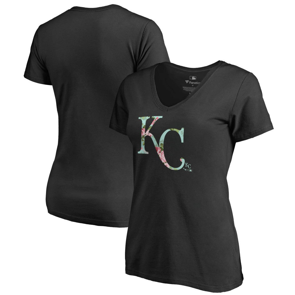 Kansas City Royals Women's Lovely V-Neck T-Shirt Clearance