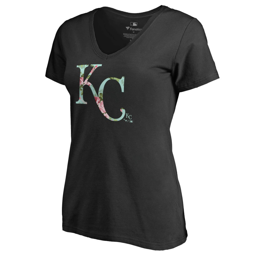 Kansas City Royals Women's Lovely V-Neck T-Shirt Clearance