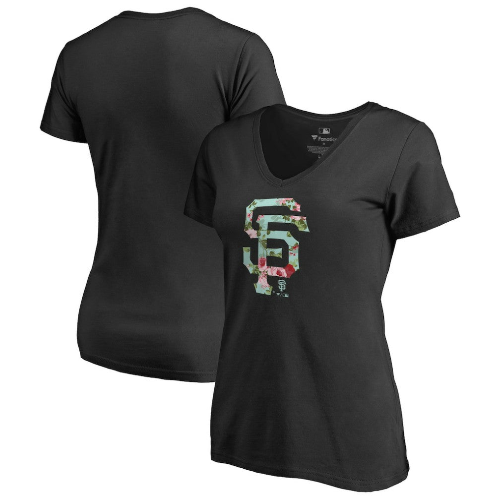 San Francisco Giants Women's Lovely V-Neck T-Shirt Lifestyle