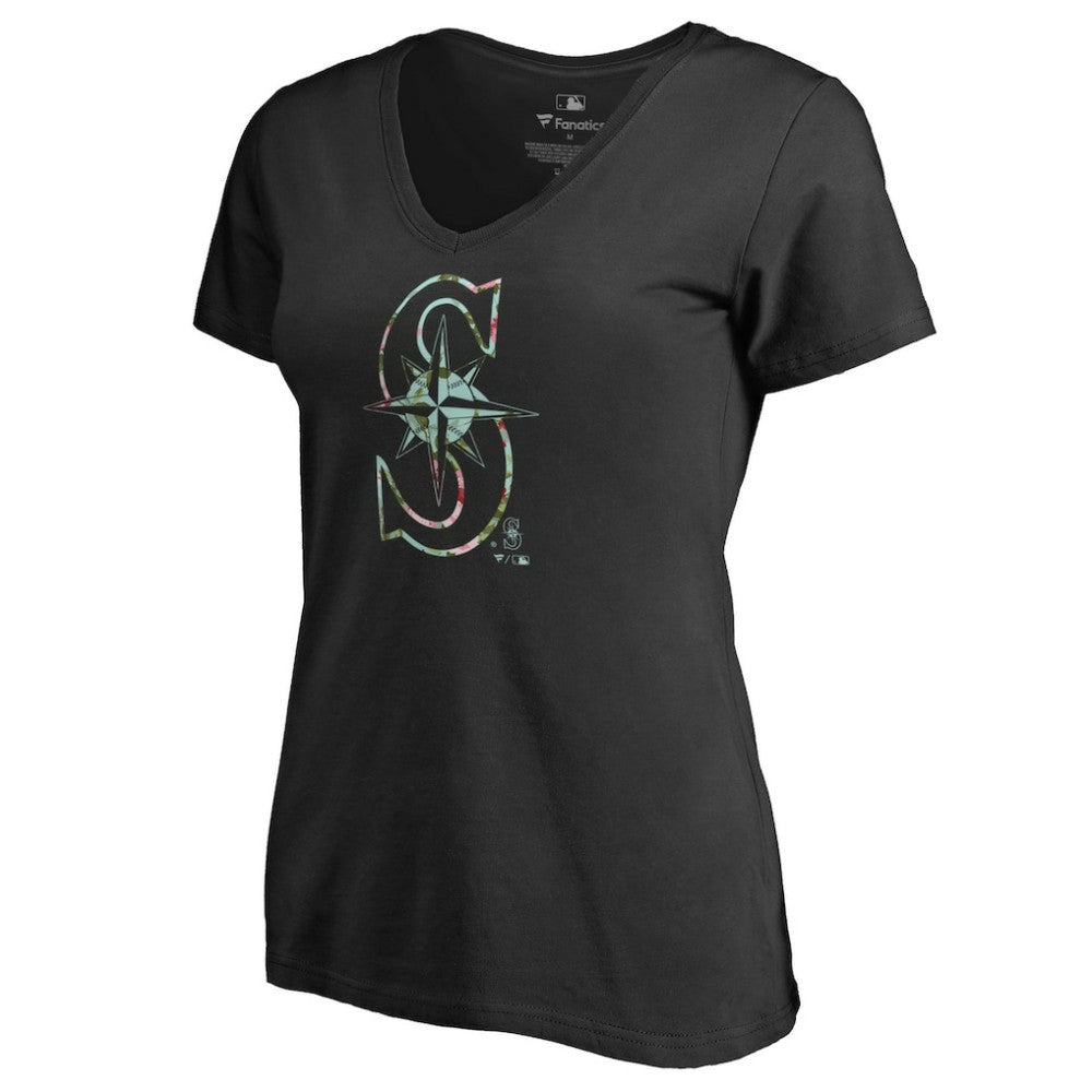 Seattle Mariners Women's Lovely V-Neck T-Shirt Sale