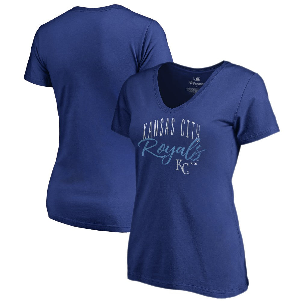 Kansas City Royals Women's Graceful V-Neck T-Shirt for sale