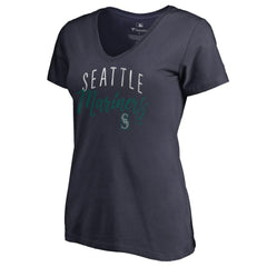 Seattle Mariners Women's Graceful V-Neck T-Shirt Lifestyle