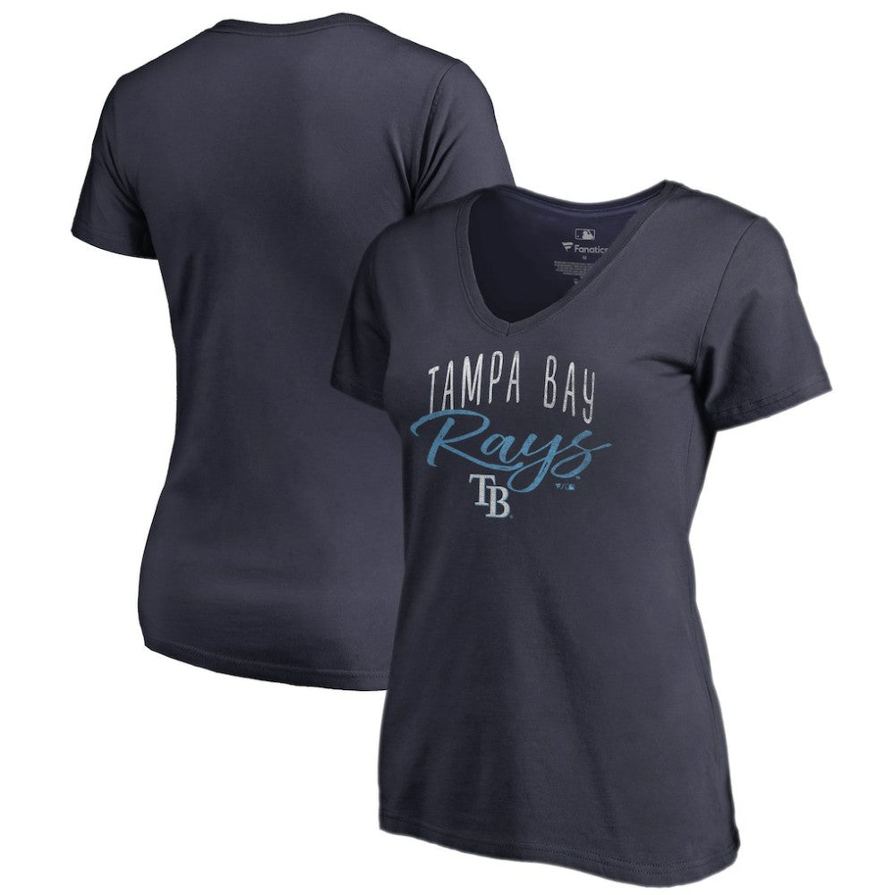 Tampa Bay Rays Women's Graceful V-Neck T-Shirt Clearance