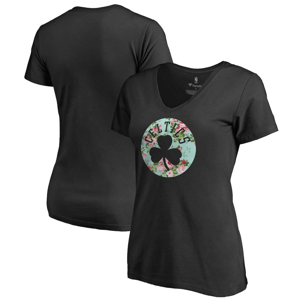 NBA - Boston Celtics Lovely V-Neck T-Shirt - Black