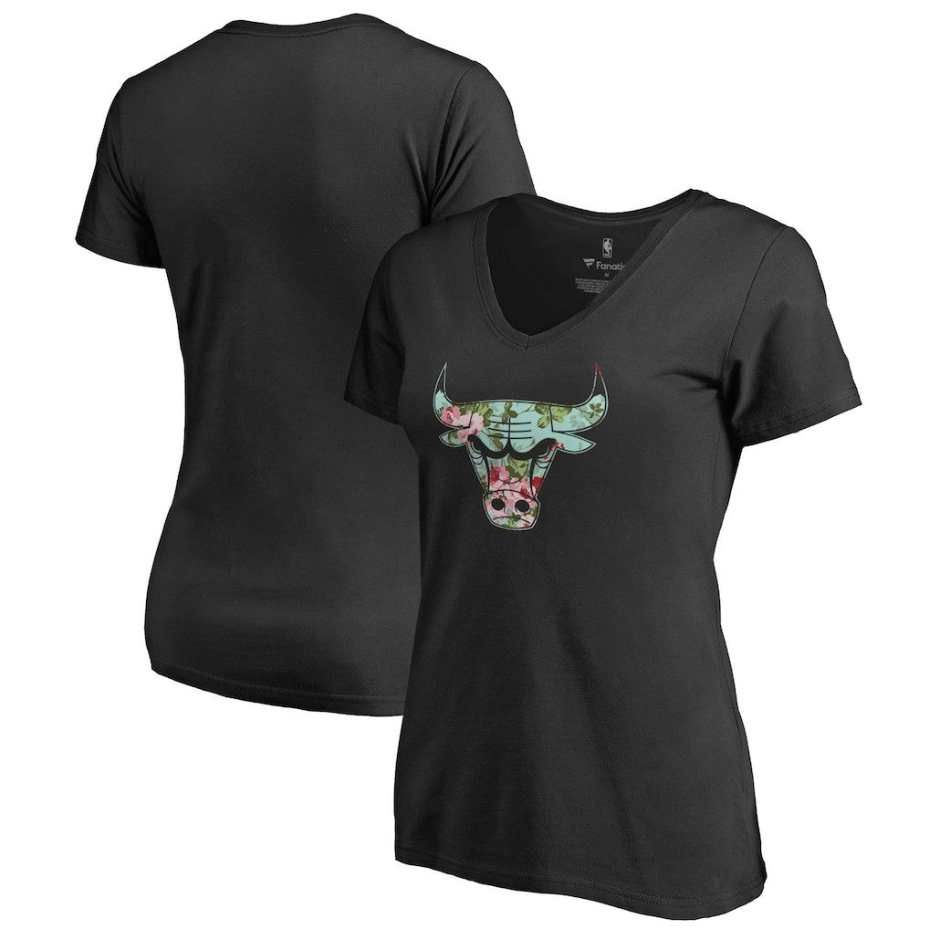 NBA - Chicago Bulls Lovely V-Neck T-Shirt - Black