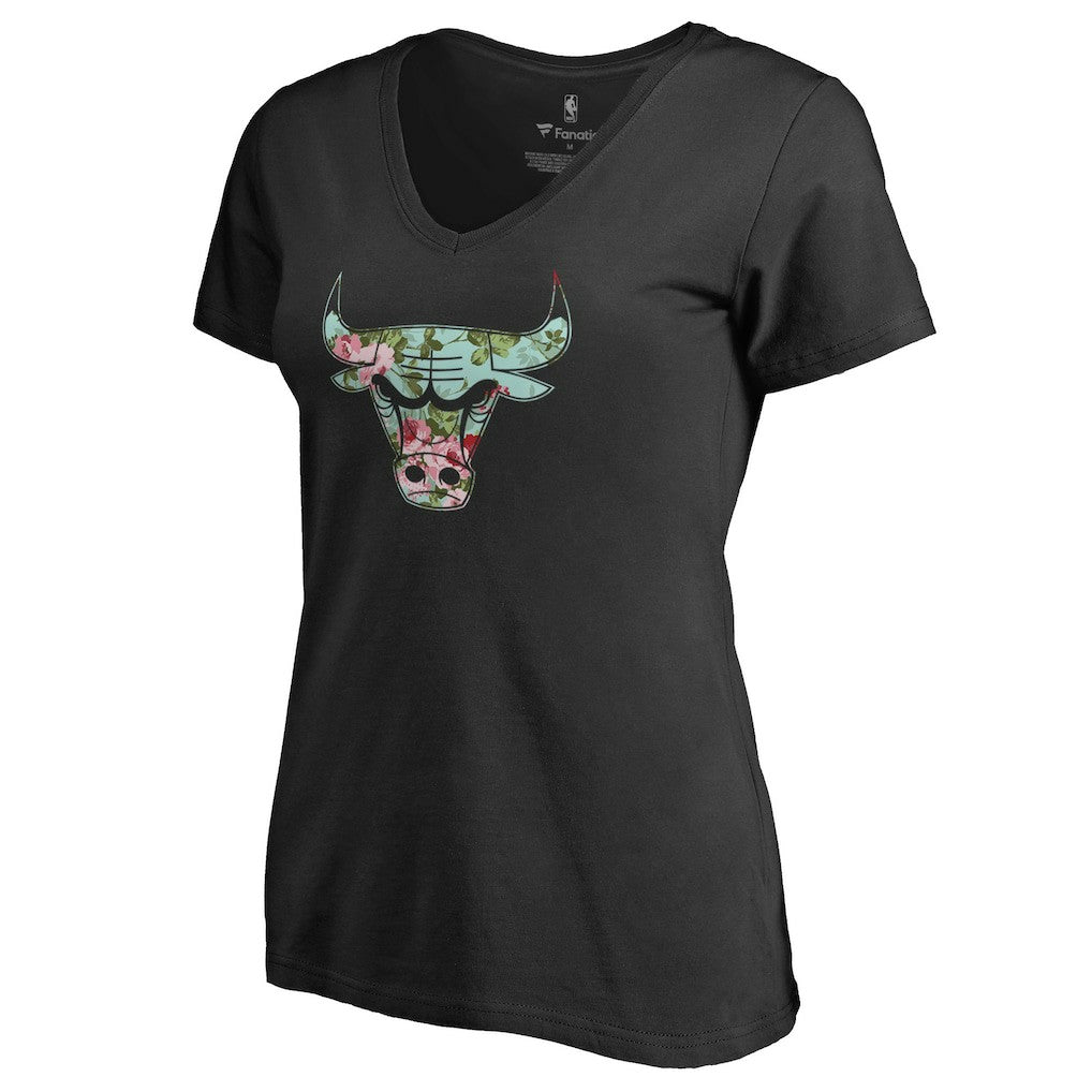 NBA - Chicago Bulls Lovely V-Neck T-Shirt - Black