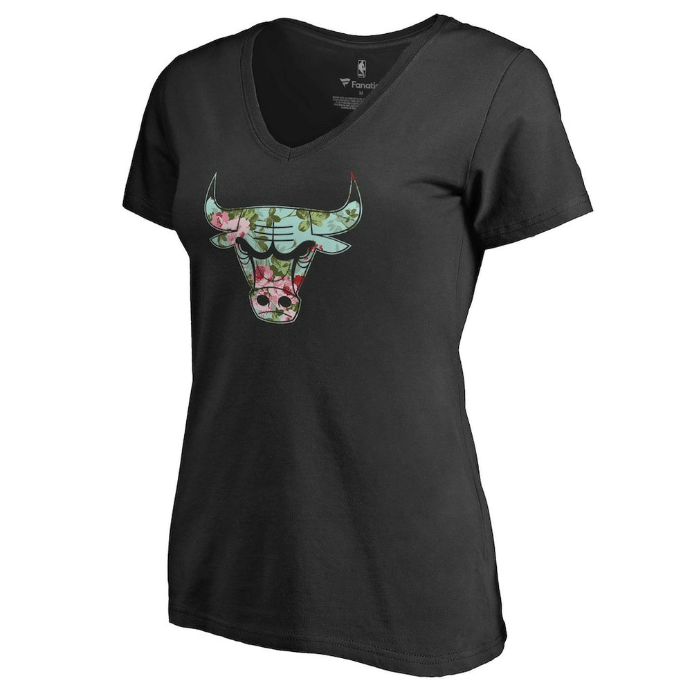 NBA - Chicago Bulls Lovely V-Neck T-Shirt - Black