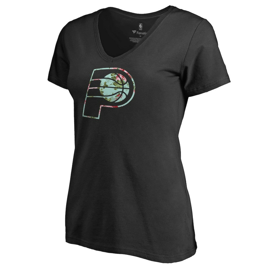 NBA - Indiana Pacers Lovely V-Neck T-Shirt - Black