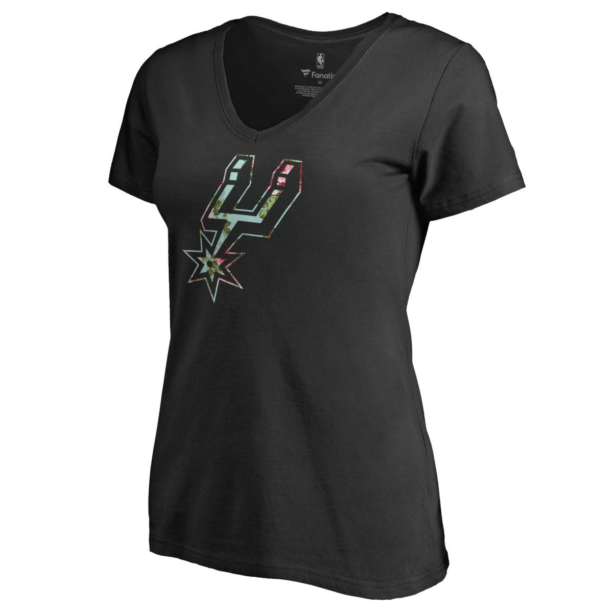 NBA - San Antonio Spurs Lovely V-Neck T-Shirt - Black