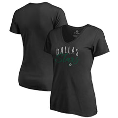 Dallas Stars - Women's Graceful V-Neck T-Shirt Black