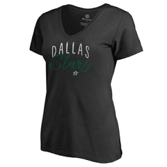 Dallas Stars - Women's Graceful V-Neck T-Shirt Black