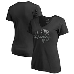 Los Angeles Kings - Women's Graceful V-Neck T-Shirt Black